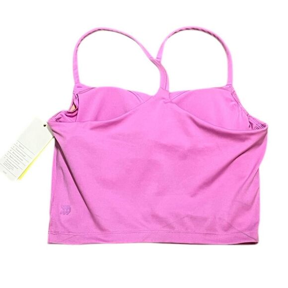 All In Motion Orchid Purple Ruched Crop Top, Size XS, NWT - Picture 2 of 8